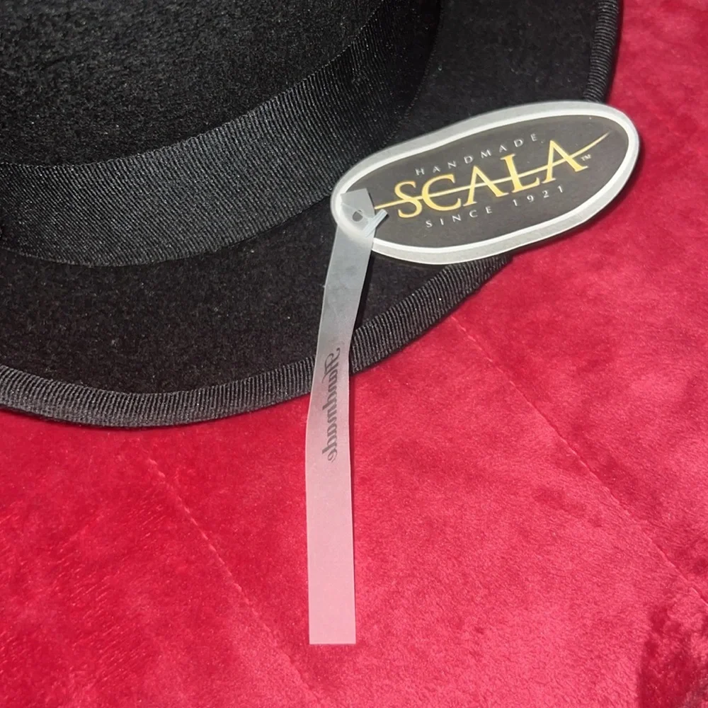 Scala Men's Wool Felt Topper Hat.  Size M.  New with tag.